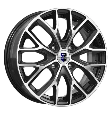 Диск Литой K&K мод.Лилиом (КС891) D16*6 PCD 4*114.3 ET40 DIA67.1  алмаз черный  