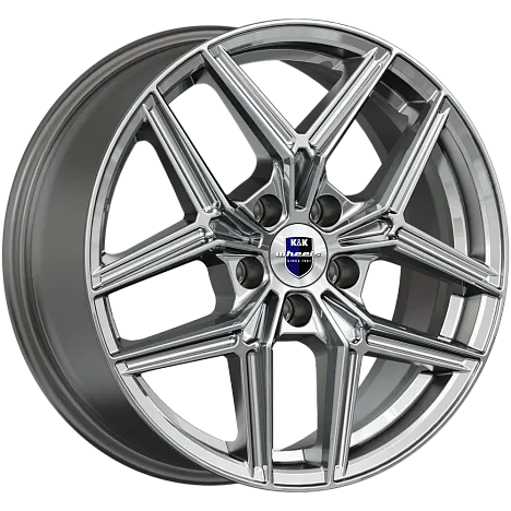 Диск Литой K&K мод.Юнион (КС102) D17*7 PCD 5*108 ET42 DIA67.1  дарк платинум  